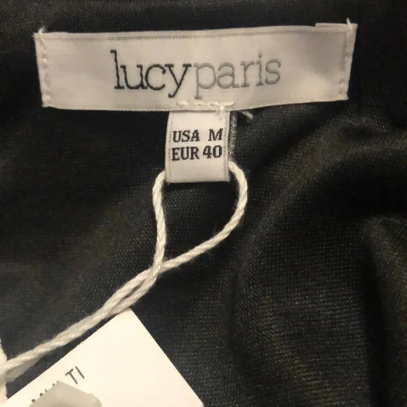 Lucy Paris Metallic Sequin Crop Top - Picture 7 of 10